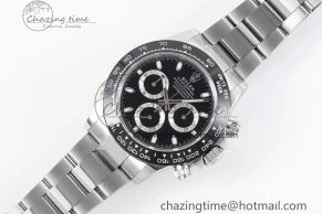 MiroTime 0406 SmoothTexture Daytona 116500 KING 1:1 Best Edition Black Dial on SS Bracelet SH 1910